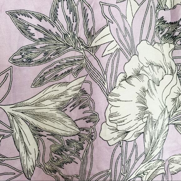 Bardot Frankie Frill Lavender Toile Print Shorts Size 6 - Picture 3 of 9